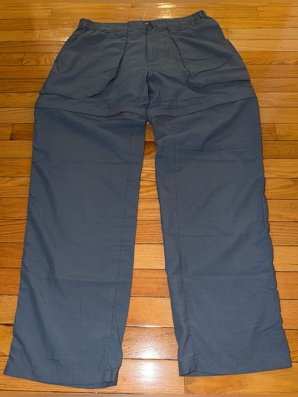 CABELA'S Blue Zip-Off Shorts Convertible Pants 100% Nylon Outdoor Pants Women 12